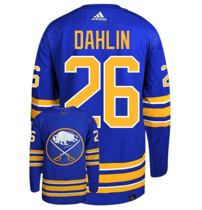 Men%27s Buffalo Sabres #26 Rasmus Dahlin Blue Stitched Jersey Dzhi->buffalo sabres->NHL Jersey